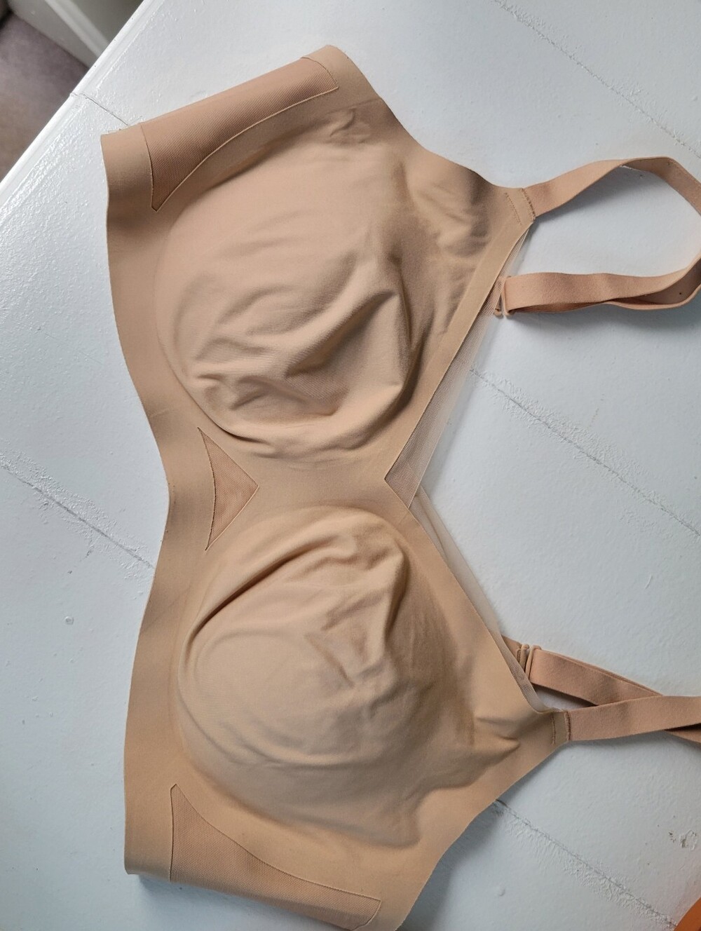 Honeylove Lift Crossover Contour Nude Bra Women Size 1X Smoothing Shaping